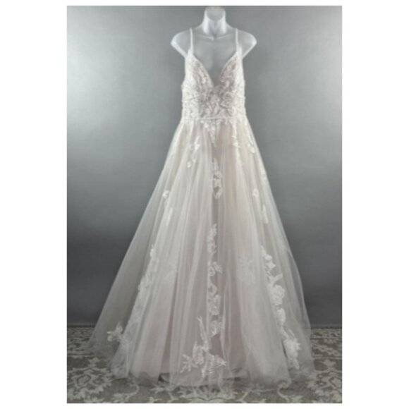 Rebecca Ingram 22RT538B01 Sz 10 Wedding Dress NWT - Picture 4 of 16